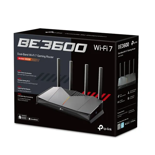 TP-Link Router WiFi BE3600 - Archer GE230 (688Mbps 2,4GHz + 2882Mbps 5GHz; 2x2,5Gbps + 2x1Gbps port; USB; OFDMA; Wifi7) - Image 4