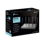 TP-LINK Wireless Router Dual Band BE6500 1xWAN(2.5Gbps) + 1xLAN(2.5Gbps) + 3xLAN(1Gbps) + 1xUSB 3.0, Archer BE400 - Image 3