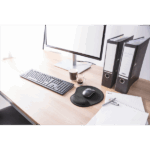 Trust Egérpad - Bigfoot Gel (zselés csuklótámasszal; fekete) - Image 2