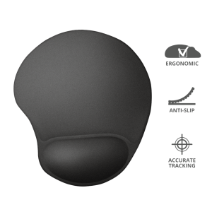 TRUST Egéralátét 16977 (BigFoot Mouse Pad - black)