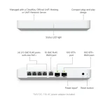 UBiQUiTi Vezetékes Router Gateway 4x2,5GbE + 1x10GbE + 1x10Gbit SFP+, Asztali - UXG-FIBER - Image 3