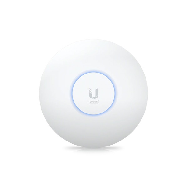 UBiQUiTi Wireless Access Point Dualband 1x1000Mbps, 2,4Gbps, WiFi6, POE tápegység nélkül, Falra rögzíthető - U6-PLUS - Image 1