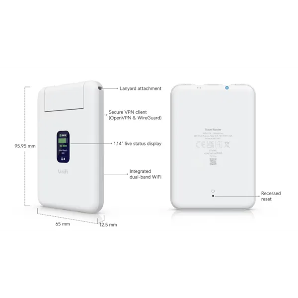 UBiQUiTi Wireless Mobile Router 2x1000Mbps, WiFi 5 - UTR