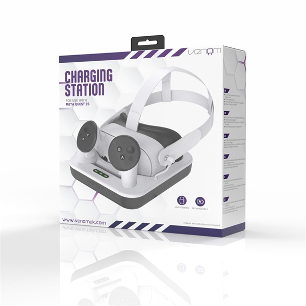 VENOM_Meta_Quest_3S_Kiegeszito_Toltoallomas_dokkolo_VS4213-i1681211.jpg VENOM Meta Quest 3S Kiegészítő Töltőállomás, dokkoló, VS4213 - Image 1