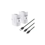 VENOM XBOX Series S/X & One Kiegészítő 2db akkumulátor (1100mAh) + 3m Töltő kábel Fehér, VS2874 - Image 2