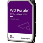 Western Digital 3,5" 8000GB belső SATAIII 5640RPM 256MB PURPLE WD85PURZ winchester 3 év