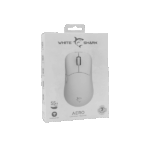 WHITE SHARK AERO-W WGM-5015W gamer egér, 10.000 dpi, 6 gombos fehér - Image 7