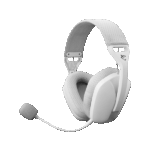 WHITE SHARK BUTTERFLY-W, GH-2442W, vezeték nélküli gamer fejhallgató, fehér - Image 6