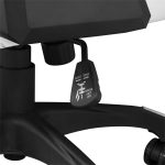 WHITE SHARK MONZA-W GAMER szék fehér, puha nyak és fej párna, lélegző felület, 120 kg- ig - Image 5