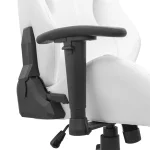 WHITE SHARK MONZA-W GAMER szék fehér, puha nyak és fej párna, lélegző felület, 120 kg- ig - Image 3