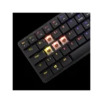 White Shark GK-006131-B/BR-US Nagamaki US fekete (brown switch) gamer billentyűzet - Image 4