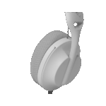 WHITE SHARK PARROT-W/G, GH-2440W/G, gamer fejhallgató, fehér/szürke - Image 5