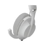 WHITE SHARK PARROT-W/G, GH-2440W/G, gamer fejhallgató, fehér/szürke - Image 4