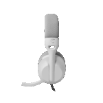 WHITE SHARK PARROT-W/G, GH-2440W/G, gamer fejhallgató, fehér/szürke - Image 3