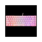 WHITE SHARK RONIN-P  WS GK-2201P-US  gamer billentyűzet, 68 gomb pink (angol)