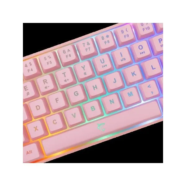 White Shark GK-2201P-US Ronin US pink gamer billentyűzet - Image 2