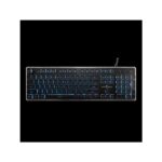 WHITE SHARK  TACHI-B/US WS GK-003141B-US gamer billentyűzet, 104 gomb fekete (angol)