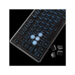 WHITE SHARK  TACHI-B/US WS GK-003141B-US gamer billentyűzet, 104 gomb fekete (angol) - Image 3