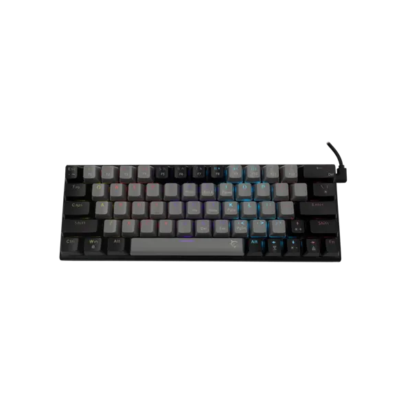 White Shark GK-002713V2-G-B/R-HU Wakizashi 2 HUN szürke-fekete (red switch) gamer billentyűzet