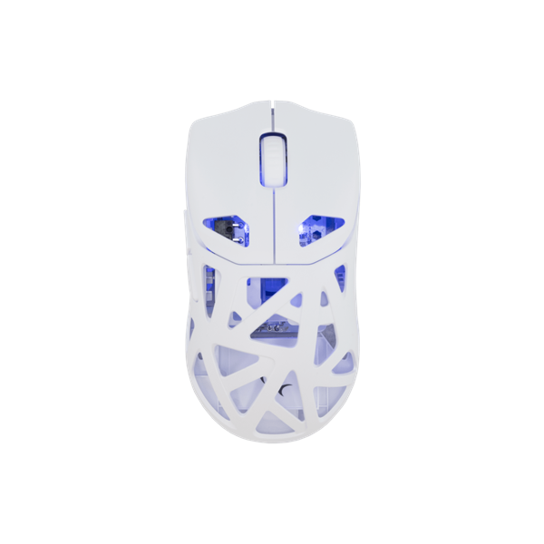 WHITE SHARK WGM-5019W DAGONET-W / 12.000 dpi fehér vez.nélk. gam. egér Pixart3311