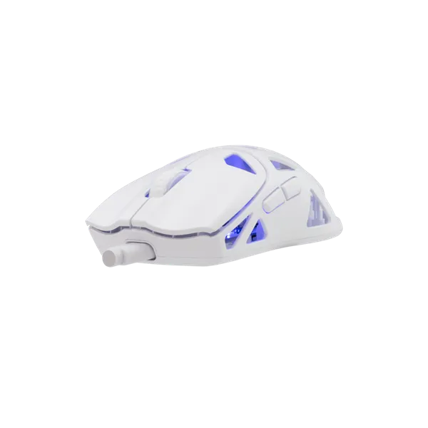 White Shark WGM-5019W DAGONET vezeték nélküli fehér gamer egér - Image 2