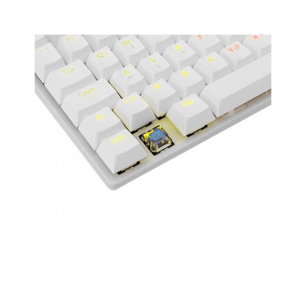 BILL White Shark GK-2106W/BL-HU COMMANDOS mechanikus (Blue switch) gamer billentyűzet - HU layout - Image 5