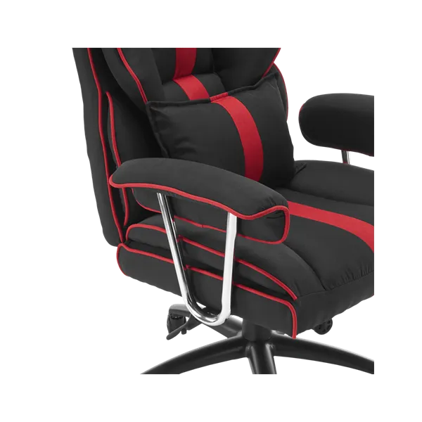WHITE SHARK WS LE MANS LE MANS fekete/piros gamer szék, puha nyak, fej és hát párnák, lélegző felület, 120 kg-ig - Image 3