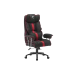 WHITE SHARK WS LE MANS LE MANS fekete/piros gamer szék, puha nyak, fej és hát párnák, lélegző felület, 120 kg-ig - Image 2
