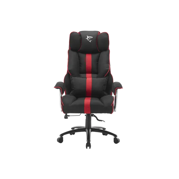 WHITE SHARK WS LE MANS LE MANS fekete/piros gamer szék, puha nyak, fej és hát párnák, lélegző felület, 120 kg-ig - Image 1