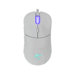 WHITE SHARK BAGDEMAGUS-W, GM-5010W gamer egér, 6D, fehér, 7200 dpi, RGB