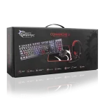 White Shark COMANCHE 3 WS GC-4104HU fekete billentyűzet + egér + egérpad + headset gamer kombó - Image 2