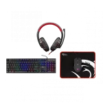 White Shark COMANCHE 3 WS GC-4104HU fekete billentyűzet + egér + egérpad + headset gamer kombó