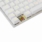 WHITE SHARK COMMANDOS mechanikus (red switch) gamer billentyűzet (magyar), fehér - Image 2