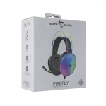 White Shark FIREFLY GH-2342B fekete gamer fejhallgató - Image 8