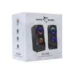 WHITE SHARK FLOW RGB Hangszóró, 2.0, 6W, RGB LED - Image 5