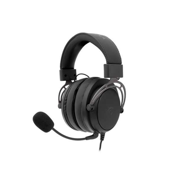 WHITE SHARK GORILLA-B/G, GH-2341-B/G gamer fejhallgató, fekete/ezüst, (3.5 Jack)