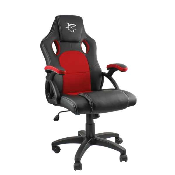 WHITE SHARK KINGS THRONE gamer szék fekete/piros