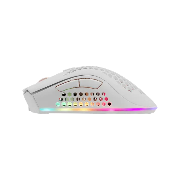 White Shark LIONEL WGM-5012W vezeték nélküli fehér gamer egér - Image 4