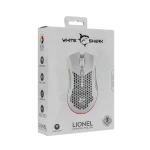 White Shark LIONEL WGM-5012W vezeték nélküli fehér gamer egér - Image 8