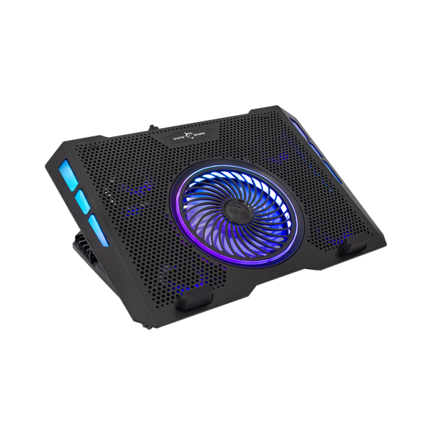 WHITE SHARK Notebook hűtő, GCP-13 AURORA COOLING PAD 17.3", 5 fan - Image 1