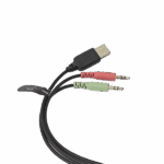 HDP White Shark GH-2140 OX/RGB gamer fejhallgató mikrofonnal - fekete - Image 7