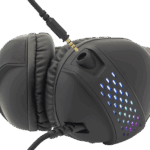 HDP White Shark GH-2140 OX/RGB gamer fejhallgató mikrofonnal - fekete - Image 4