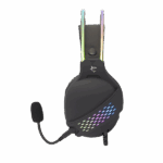 HDP White Shark GH-2140 OX/RGB gamer fejhallgató mikrofonnal - fekete - Image 2