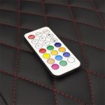 WHITE SHARK THUNDERBOLT RGB gamer szék fekete/piros varrás - Image 6