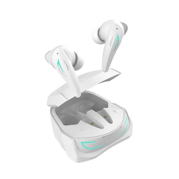 WHITE SHARK TITAN-W, GEB-TWS96W bluetooth In-ear fülhallgató mikrofonnal, ANC, ENC, fehér