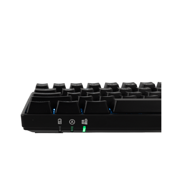 WHITE SHARK W029932 Premium KAIKEN-B/R-US vezeték nélküli mech. gamer billentyűzet, 63 piros kapcs. fekete (angol) - Image 2