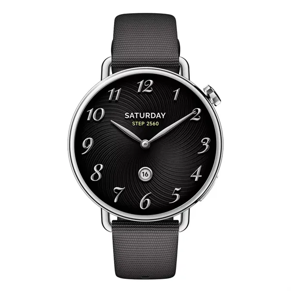 XIAOMI BHR07VRGL S4 Okosóra flourgumi szíjjal, 41mm, Fekete
