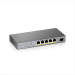 ZYXEL Switch 5x1000Mbps (5xPOE) + 1xGigabit SFP Menedzselhető, GS1350-6HP-EU0101F - Image 4