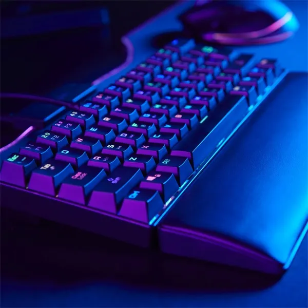 URAGE by HAMA 217828, GAMING URAGE EXODUS 760TKL MECHANIKUS MINI BILLENTYŰZET, RGB, RED SWITCH, FEKETE - Image 2