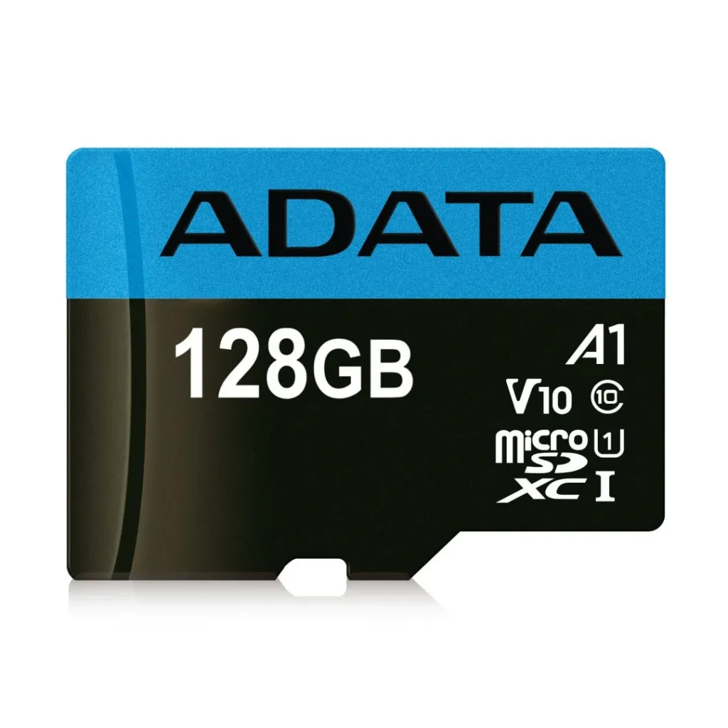 A-Data 128GB microSDXC Premier Class 10 UHS-I  V10 A1 + adapterrel - Image 2